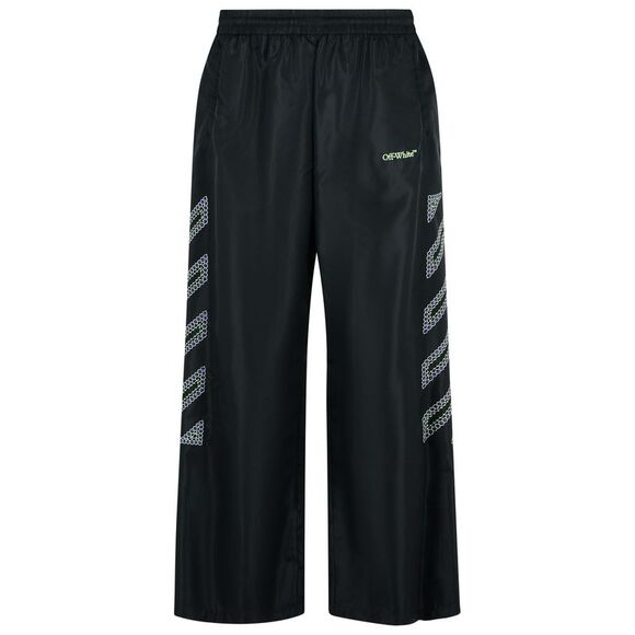 Off-White Track' Black Polyamide Pants Men